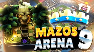 3 MEJORES MAZOS PARA ARENA 9 EN CLASH ROYALE