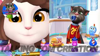 My talking tom2 and my talking Angela 2 game play #youtubevideo #mytalkingtom2 #games