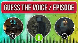 Guess the TV MAN's VOICE / EPISODE (Skibidi Toilet 1-40, NEW episode 39) 🚽