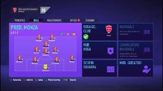 FIFA 21 NUOVO INIZIO carriera allenatore MONZA#1