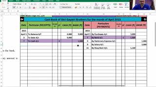 Cashbook lecture - Cash & Bank Col Ill 3 & 4 live