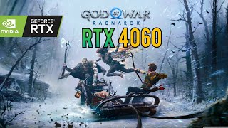 God of War Ragnarok | FPS тест | RTX 4060 MSI |  intel i5 - 10400f | Max Settings | DLSS | 1080p