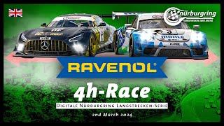 🇬🇧 LIVE: Digitale Nürburgring Langstrecken-Serie, RAVENOL 4h-Race!