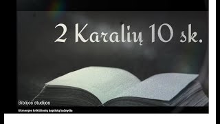 Religinis uolumas (1 d.) 2 Karalių 10 sk.