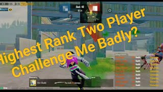 1VS 2 Tdm Snipper Gameplay||😍Best Tdm Video Highest Rank Player Challenge Me?||♥