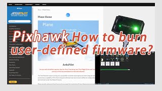 How to burn user-defined firmware in pixhawk?