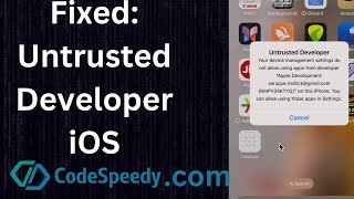 Fixed: Untrusted Developer iOS - Grant Trust to Untrusted developers