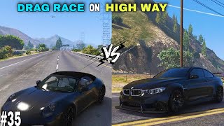 Drag Race Porsche Vs BMW || Fastest Car in the world || GTA 5 Gameplay || #gta5 #trending #gaming