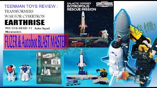 TRANSFORMERS WAR FOR CYBERTRON : EARTHRISE Micromasters FUZER & Autobot BLAST MASTER