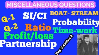 miscellaneous question for bank po and clerk (sbi, rbi, ibps)  (video 2)