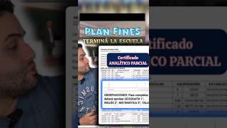 PLAN FINES: TERMINAR LA SECUNDARIA