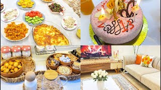 احلى عيد ميلاد🎂من عم زوجي لبنتي/سويت فطور لذيذ/ أجواءً عائلية 😍