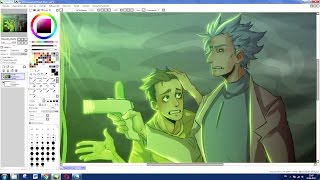 For RaM fanzine | Rick and Morty SPEEDPAINT