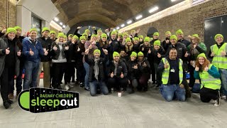 Thank you for joining us for the Railway Children Sleepout 2022