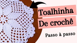 TOALHINHA DE CROCHÊ- PASSO À PASSO. @CrocheparainiciantesDMDG