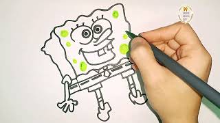 Sponge Bob Drawing And Colouring Awesome Drawing Clips Drawing And Painting ArtWork