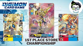 1st Place Armor Rush Store Championship! Deck Profile | Digimon Card Game | Xros Encounter BT-10