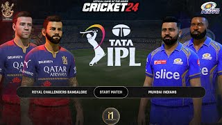 RCB vs MI IPL T20 Match | Kohli vs Malinga - narenSKgamer #shorts #shortsfeed