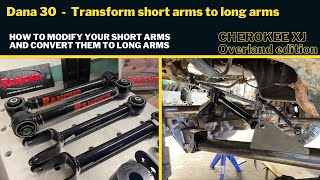 Dana 30 - How to convert your short arms to long arms