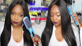 Hair brush straightener first impression | Acevivi