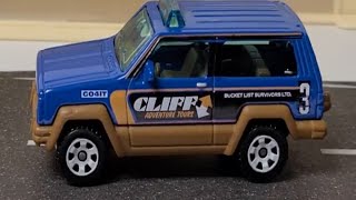 2020 matchbox #7 Rocky Peaks 5 pack review features Jeep Cherokee