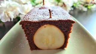 Шоколадный Пирог с Грушей. Chocolate Cake With Pear 🍐 .