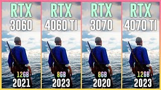 RTX 3060 vs RTX 4060 TI vs RTX 3070 vs RTX 4070 TI - Test in 20 Games