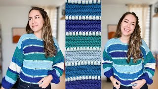 The Cozy Crochet Sweater | Beginner Friendly | Easy Pattern