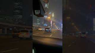 Sheikh Zayed Road Night drive