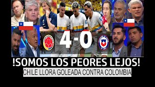 PRENSA CHILENA ARRUINADA tras ser GOLEADA por COLOMBIA 4 a 0 y DESTROZA a GARECA x ELIMINATORIAS