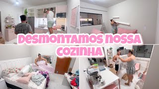 DESMONTAMOS A COZINHA | EMBRULHAMOS AS ÚLTIMAS COISAS | Tayane Silvia