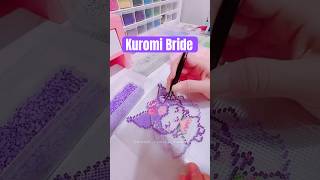 Kuromi Bride in Perler beading art