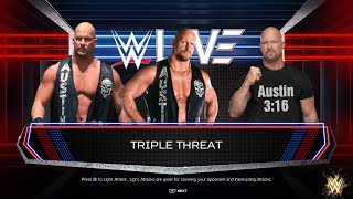 WWE 2K24 | Stone Cold Triple Threat