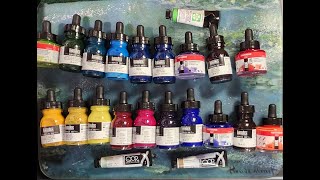 Studio Vlog - An Art Haul of Acrylic Ink and All the Paints!