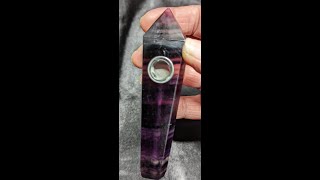 Rainbow Fluorite Pipe