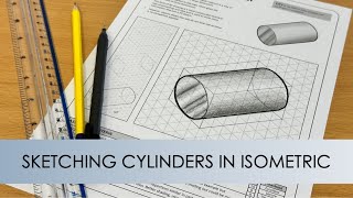 Sketching a Cylinder in Isometric