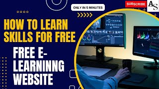 फ़्री 10000 Courses | Free e-learning site | free courses in any language |earn 50K/month