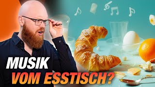 Mit dem Essen spielt man Musik