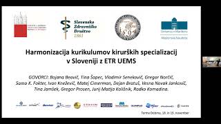 Harmonizacija kurikulumov kirurških specializacij v Sloveniji z ETR UEMS