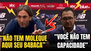 FALTOU COM RESPEITO! ZUBELDIA DISCUTE COM JORNALISTA FOLGADO APÓS O JOGO! NOTÍCIAS DO SÃO PAULO FC!