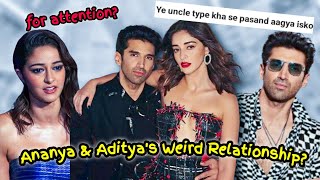 ANANYA PANDEY IS TOO YOUNG & IMMATURE TO DATE ADITYA ROY KAPUR? WEIRD RELATIONSHIP