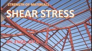 Strength of Materials: Shear Stress (Filipino, English)