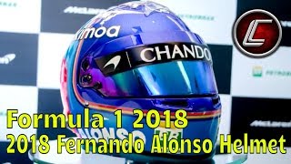 2018 Fernando Alonso Helmet | Capacete Fernando Alonso 2018 | Nuevo Casco de Fernando Alonso