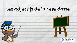 Les adjectifs de la première classe en latin