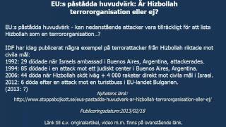 EU s påstådda huvudvärk: Är Hizbollah terrororganisation eller ej?