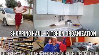 GET IT ALL DONE::SHOPPING HAUL+BACK TO SCHOOL SHOPPING AND PREPARATION + KITCHEN ORGANIZATION