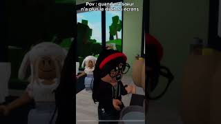 [💀] Pov quand ma sœur a plus les écrans 👺 #capcut #roblox #robloxmemes #humour