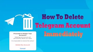 How To Delete Telegram Account Permanently | Delete Telegram Instantly