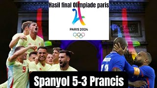 Hasil final Olimpiade paris 2024"Tuan rumah tumbang"#football #sepakboladunia #sepakbola