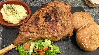 Slow Roast Leg of Lamb , Delicious and Tender/ران روسٹ